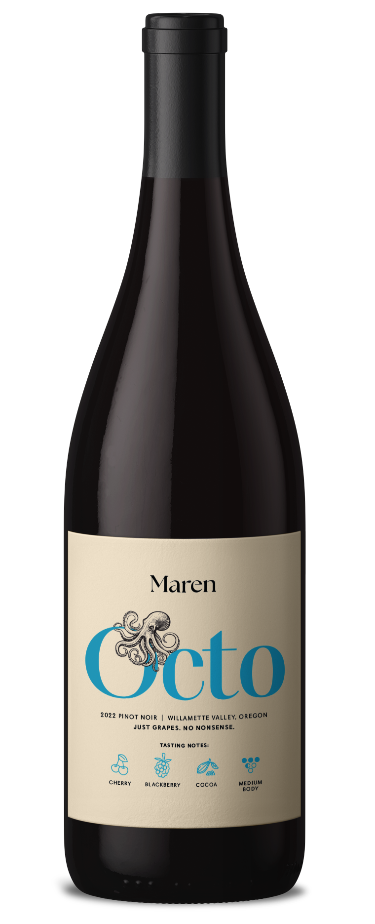 Maren Octo Pinot Noir bottle shot